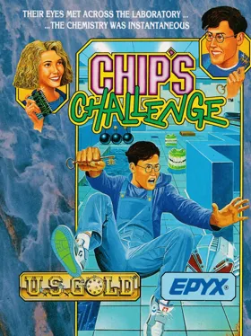 Chip's Challenge (UK) (1990) box cover front